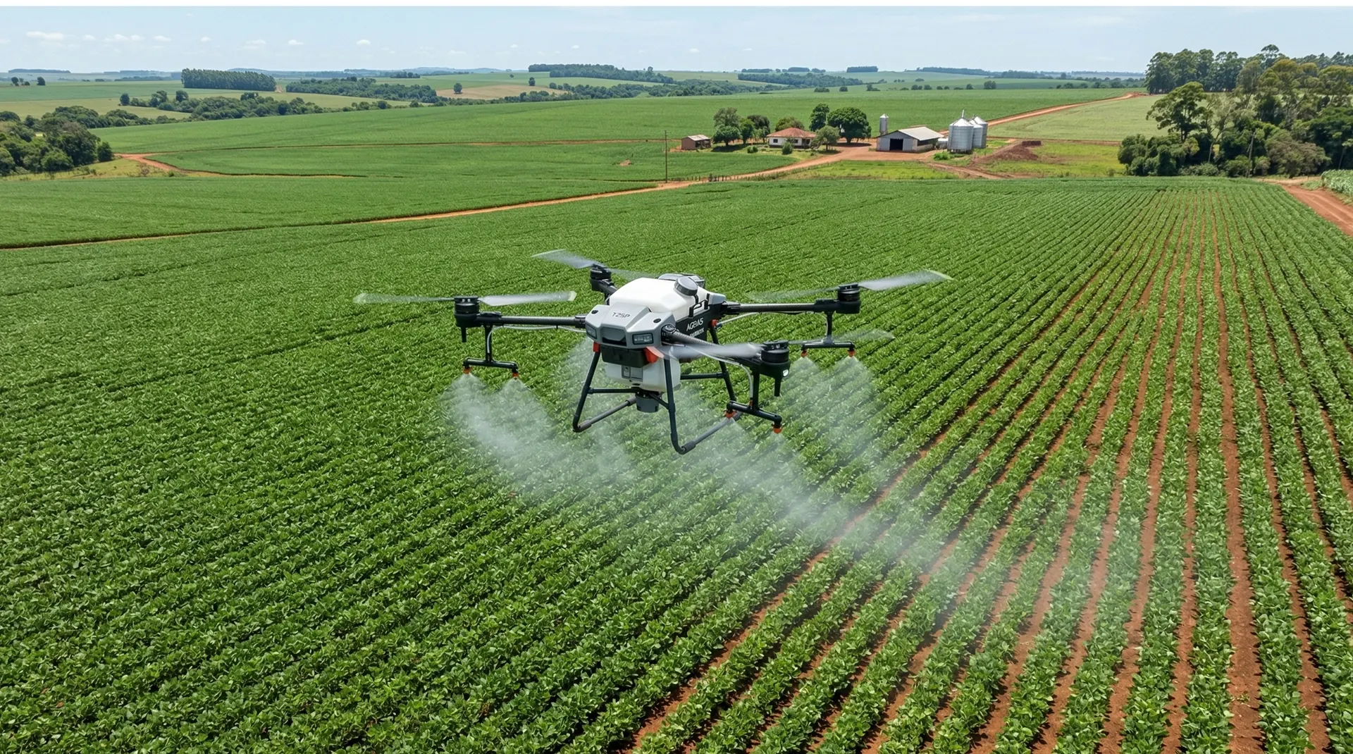 +8% de Produtividade com Drone, pulverização em soja — BR Drones Agricultura, Itapeva-SP
